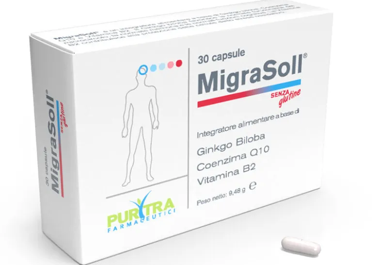 Migrasoll Capsule senza glutine emicrania 30 capsule