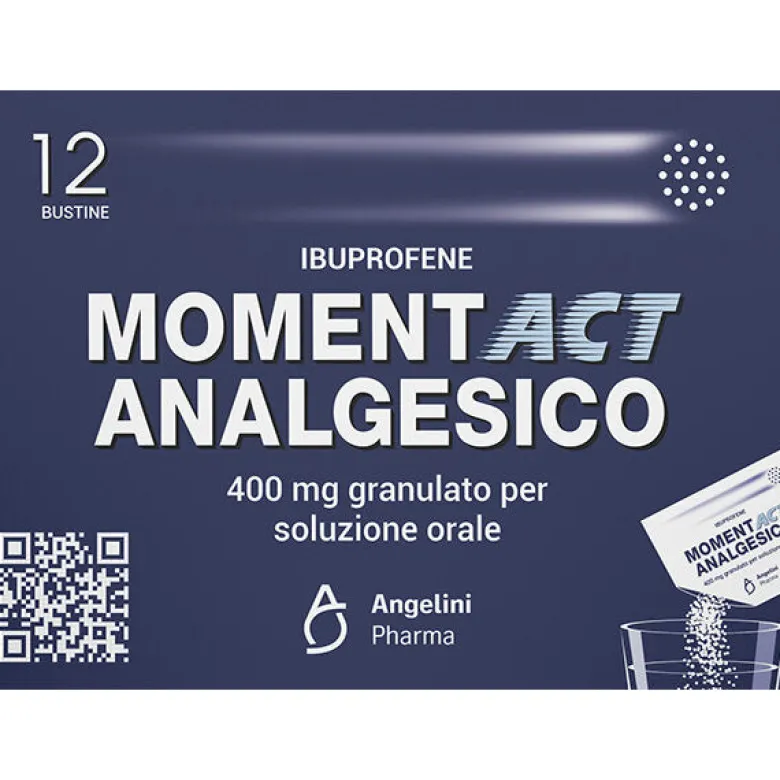Momentact 400mg analgesico granulato 12 bustine