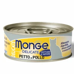 Monge Delicate Pezzetti Petto Di Pollo Cibo Umido Per Gatti Adulti 80g