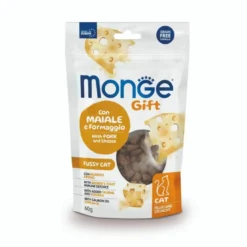 Monge Filled And Crunchy Snack Per Gatti Maiale E Formaggio 60g