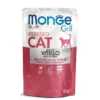 Monge Grill Sterilised Ricco in Vitello Cibo Umido Per Gatti Sterilizzati 85g