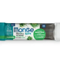Monge Meat Bars Training Barretta Per Cani Adulti Anatra Fresca Con Spirulina 40g