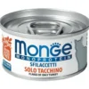 Monge Monoprotein Sfilaccetti Solo Tacchino Cibo Umido Per Gatti Adulti 80g