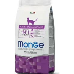 Monge Ricco Di Pollo Cibo Secco Gatti Adulti Sacco 400g