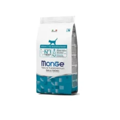 Monge Ricco Di Pollo Cibo Secco Gatti Cuccioli 1-12 Mesi Sacco 400g