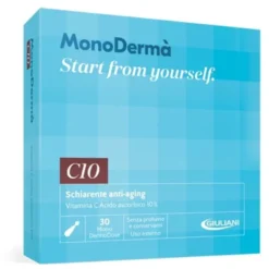 MonoDermà C10 schiarente anti-aging previene l’invecchiamento cutaneo 30 MonoDermoDose capsule veget