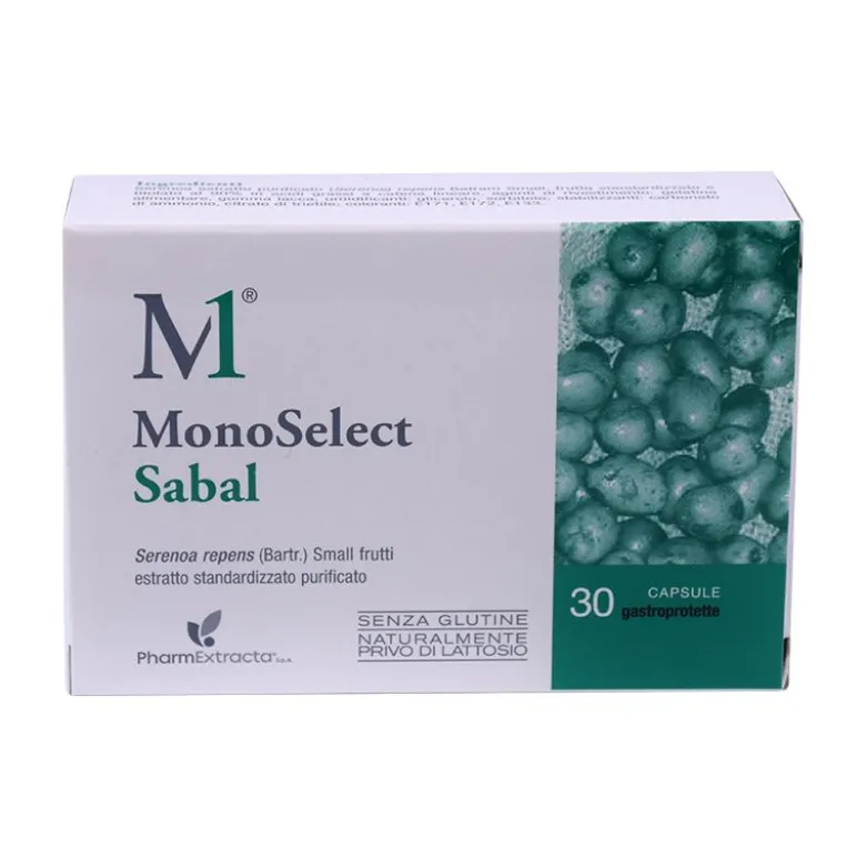 MonoSelect Sabal per il benessere della prostata 30 capsule gastroprotette