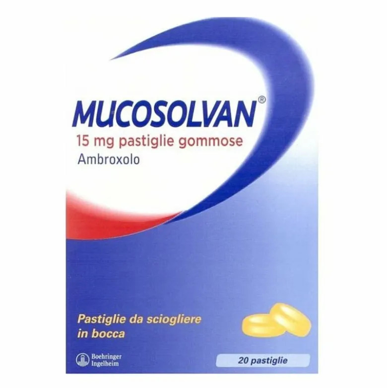Mucosolvan 20 pastiglie 15 mg gommose masticabili