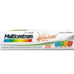 Multicentrum Adulti Effervescente Integratore Alimentare Multivitaminico Vitamina B C D3 Ferro 20Cpr