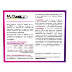 Multicentrum Boost Magnesio Integratore Alimentare Vitamina B6 Magnesio Pidolato Stanchezza 30 Bst