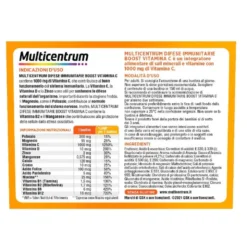 Multicentrum Difese Immunitarie Boost Vitamina C Integratore Alimentare Sali Minerali Vitamine 28Bst