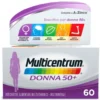 Multicentrum Donna 50+ Integratore Multivitaminico Multiminerale Calcio Ferro Acido Folico 60 Cpr