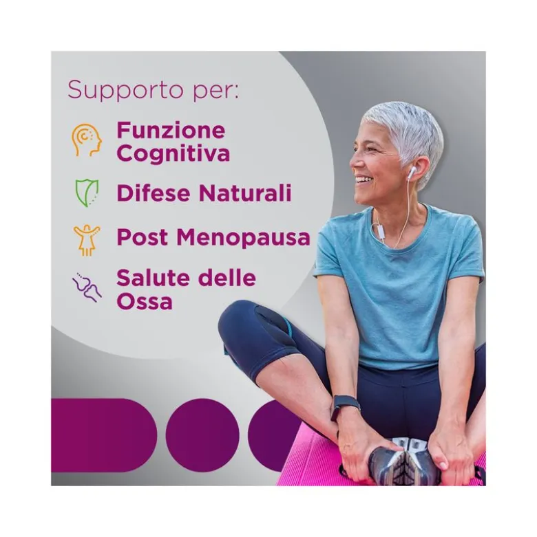 Multicentrum Donna 50+ Integratore Multivitaminico Multiminerale Calcio Ferro Acido Folico 60 Cpr