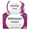 Multicentrum Donna Integratore Alimentare Multivitaminico Vitamina D Calcio Ferro Acido Folico 60Cpr
