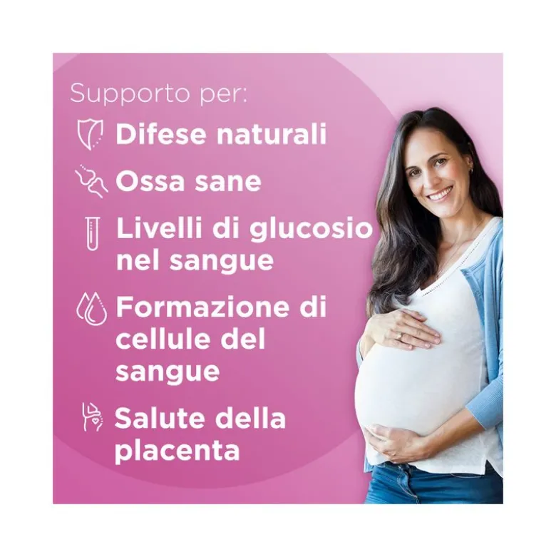 Multicentrum Mamma Integratore Alimentare Multivitaminico Gravidanza Acido Folico D3 Calcio 30 Cpr