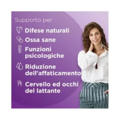 Multicentrum Neo Mamma DHA Integratore Multivitaminico Vitamina B C D3 Acido Folico 30 Cpr+30 Cpr