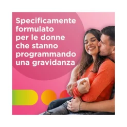 Multicentrum Pre-Mamma Integratore Alimentare Multivitaminico Acido Folico Calcio Vitamina D E 30Cpr