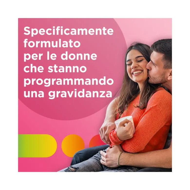 Multicentrum Pre-Mamma Integratore Alimentare Multivitaminico Acido Folico Calcio Vitamina D E 30Cpr