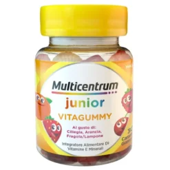 Multicentrum VitaGummy Integratore Vitamine Minerali Bambini 3+ Vitamina D Iodio Ferro 30 Caramelle