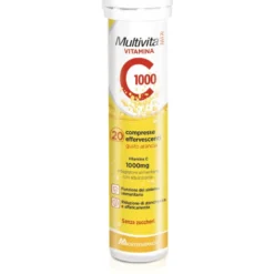 Multivitamix Vitamina C gusto Arancia 20 compresse effervescenti