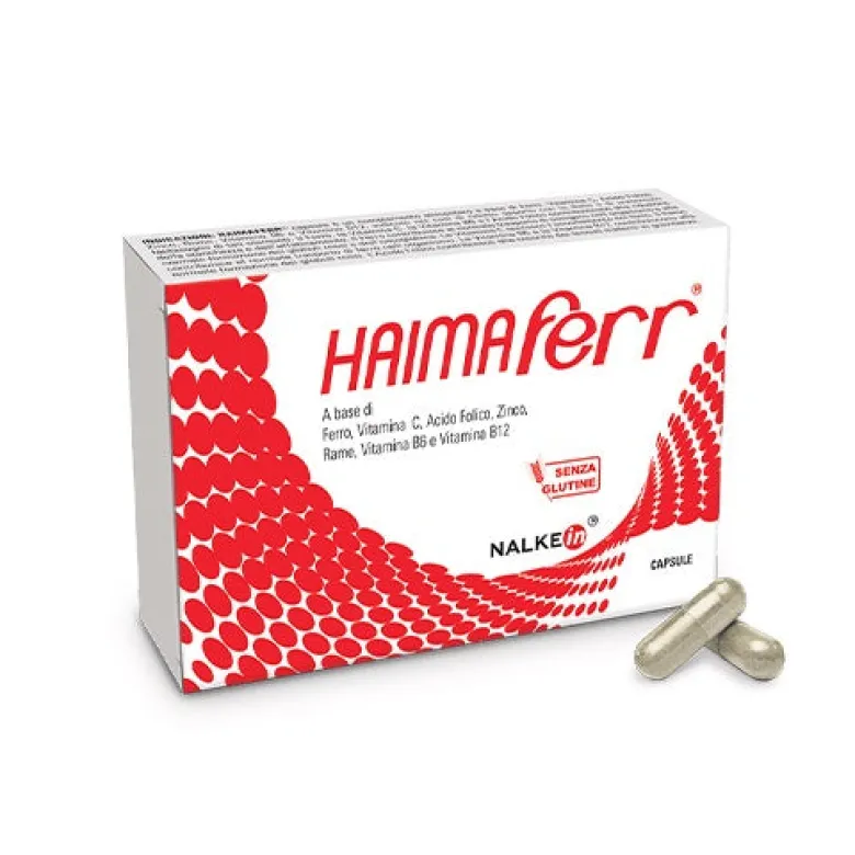Nalkein Haimaferr utile per le carenze di ferro 30 capsule