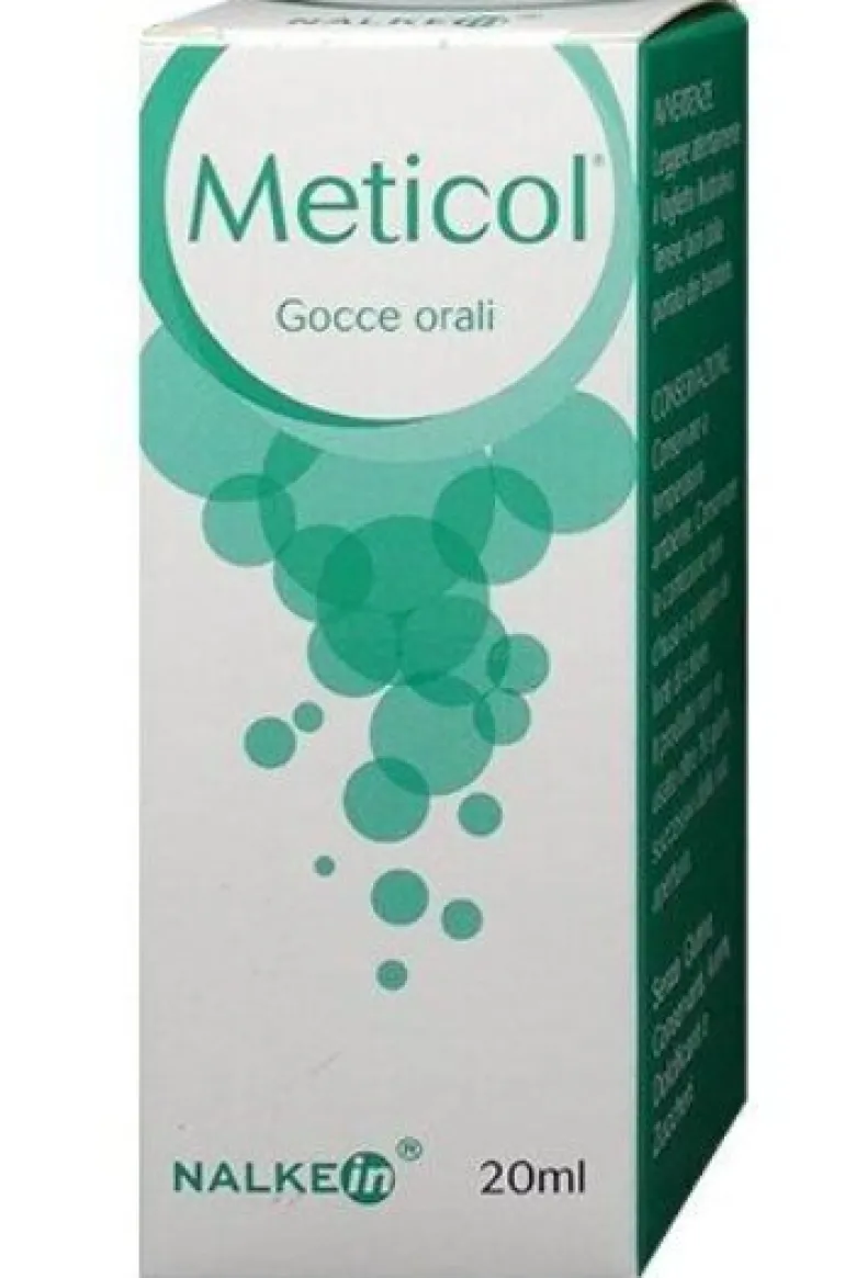 Nalkein Meticol Gocce Orali trattamento della sintomatologia collegata alla formazione di gas 20ml