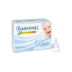 Narhinel 20 Ricambi Per Aspiratore Nasale Neonati E Bambini Con Filtro Assorbente Usa E Getta Soft