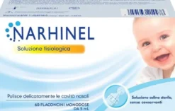 Narhinel Soluzione Fisiologica Per Aspiratore Nasale 60 Flaconcini da 5ml
