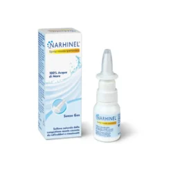 Narhinel Spray Nasale Ipertonico Lavaggio Nasale Decongestionante Naso Chiuso Acqua di Mare 20ml