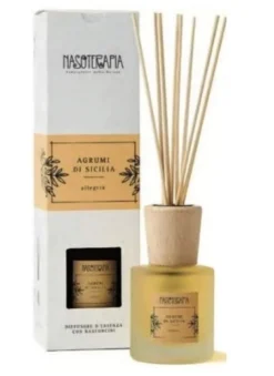 Nasoterapia Diffusore D'essenza con Bastoncini Agrumi Di Sicilia 100ml