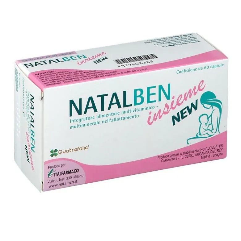 Natalben Insieme New 60 Capsule - Integratore Preconcezionale