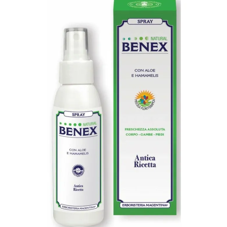 Natural Benex Spray corpo gambe e piedi freschezza assoluta 100ml