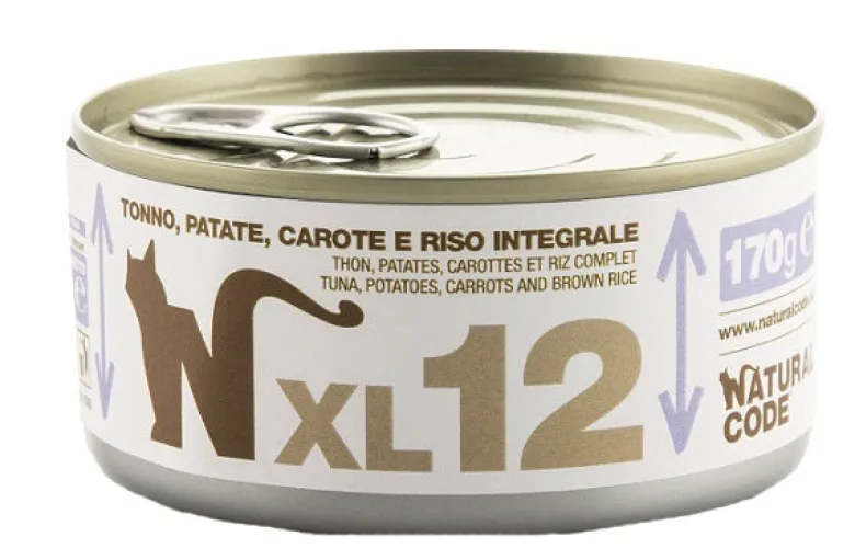 Natural Code Tonno Patate Carote Riso Integrale 170 g