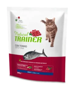 Natural Trainer Crocchette Al Tonno Per Gatti Adulti Sacco 300g