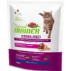 Natural Trainer Crocchette Al Prosciutto Crudo Per Gatti Sterilizzati Sacco 300g