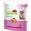 Natural Trainer Kitten Crocchette Con Salmone Per Gatti Cuccioli Sacco 300g