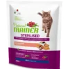 Natural Trainer Sterilised Crocchette Con Salmone Per Gatti Adulti Sacco 300g