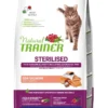 Natural Trainer Sterilised Crocchette Con Salmone Per Gatti Adulti Sacco 1,5kg