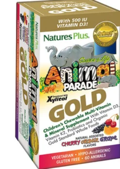 Natures Plus Animal Parade Gold Assortiti 60 Tavolette