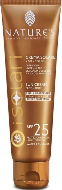Nature's Solari Crema Viso Corpo SPF25 75ml