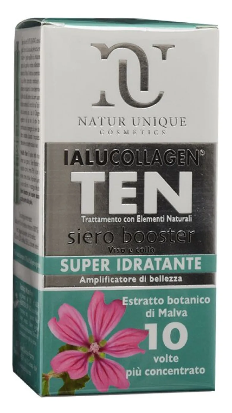 Natur Unique Ialucollagen Ten Siero Booster Viso e Collo Super Idratante 15ml