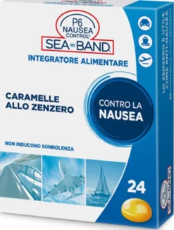 Nausea Control 24 Caramelle allo Zenzero Antinausea