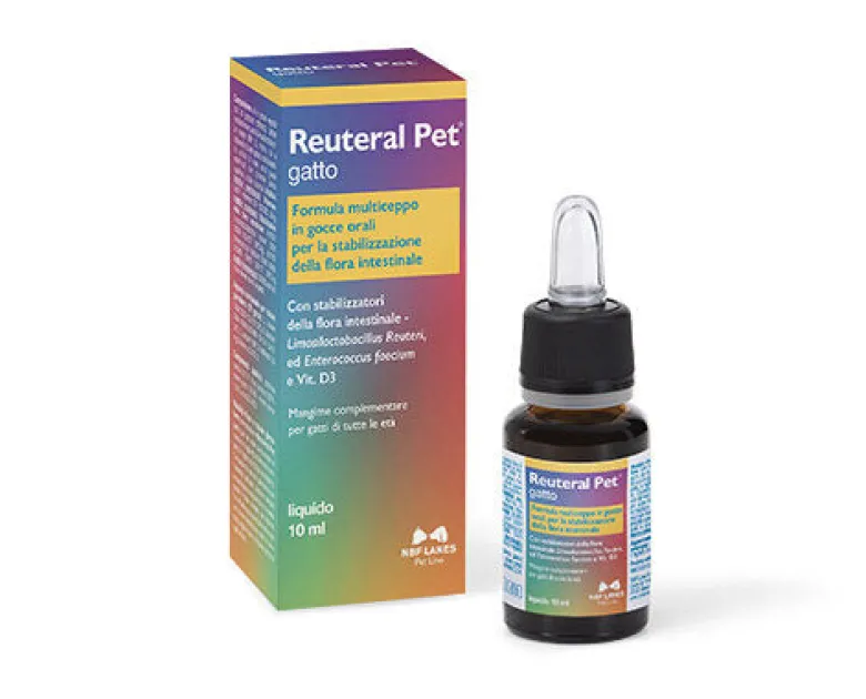 NBF Lanes Reuteral Pet Gatto Gocce 10ml