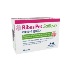 Nbf Lanes Ribes Pet Sollievo 60 Perle per Cane e Gatto