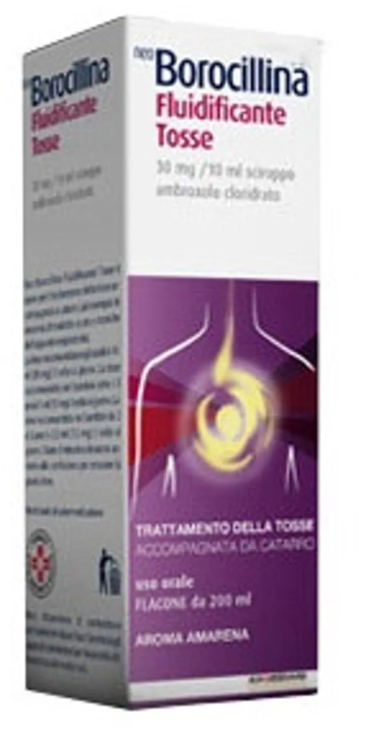 Neoborocillina Fluidificante Tosse gusto amarena 200ml