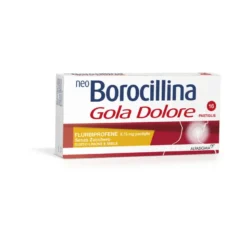 Neoborocillina Gola Dolore 16 Pastiglie Senza Zucchero gusto limone/miele 16 pastiglie