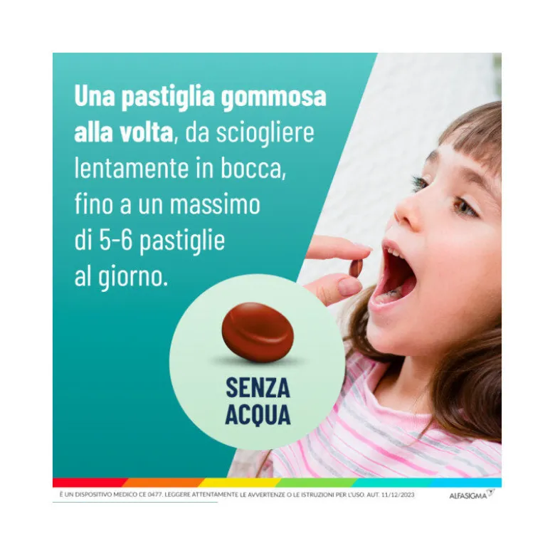 Neoborocillina Gola Junior gusto Cola 15 pastiglie gommose