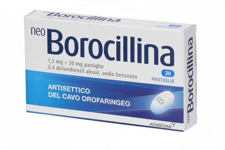 Neoborocillina 1,2 mg + 20mg20 Pastiglie Menta