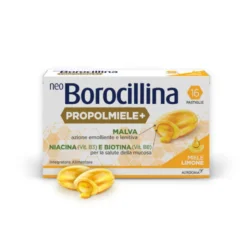 Neoborocillina Propolmiele+ Miele e Limone per il benessere della gola 16 Pastiglie