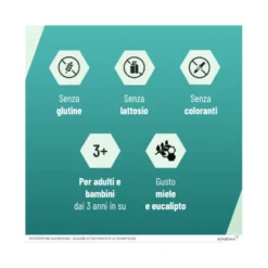 NeoBorocillina Propolmiele+ per il benessere della gola 16 pastiglie gusto miele ed eucalipto